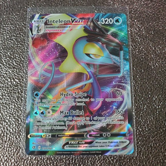 Pokemon Other - Pokemon TCG Inteleon VMAX - 050/192 - Ultra Rare